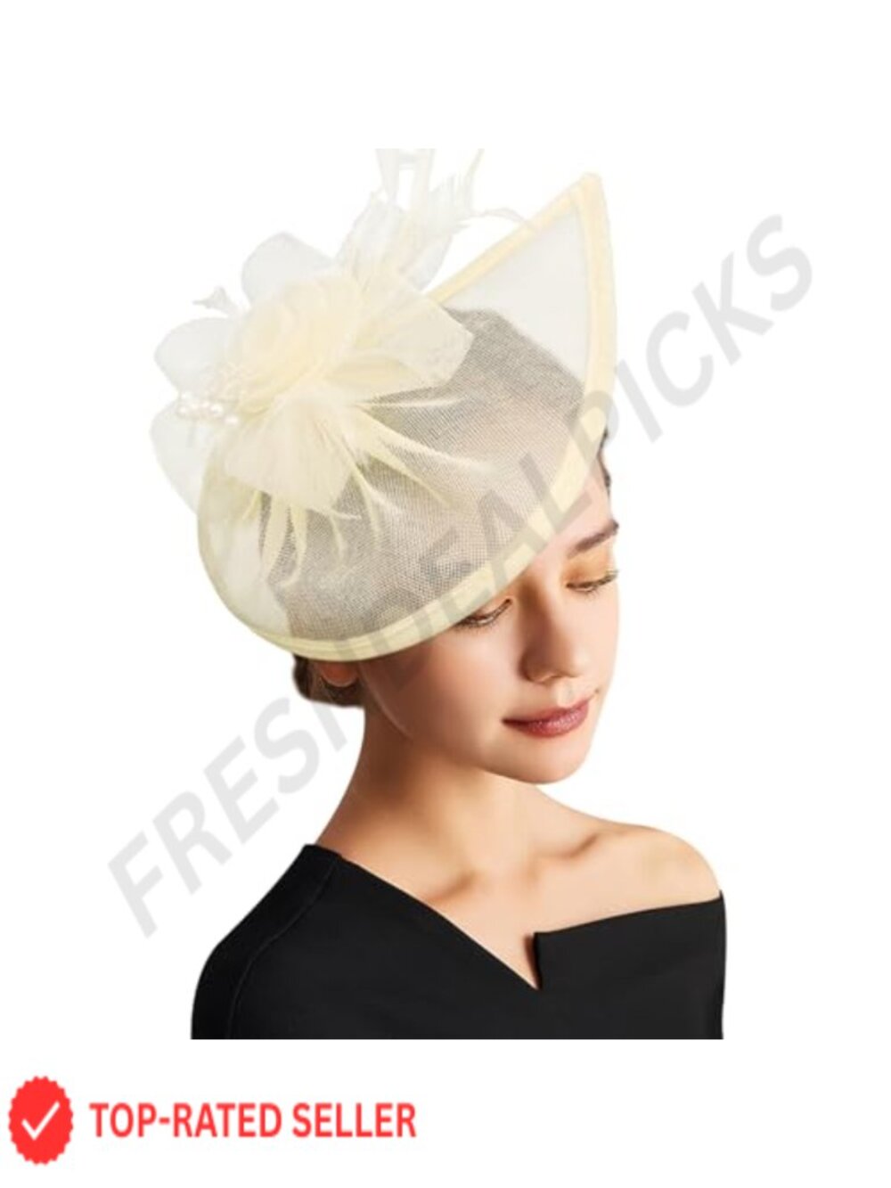 Women's Feather Fascinator Hat Tea Party Pillbox Headband Wedding Cocktail